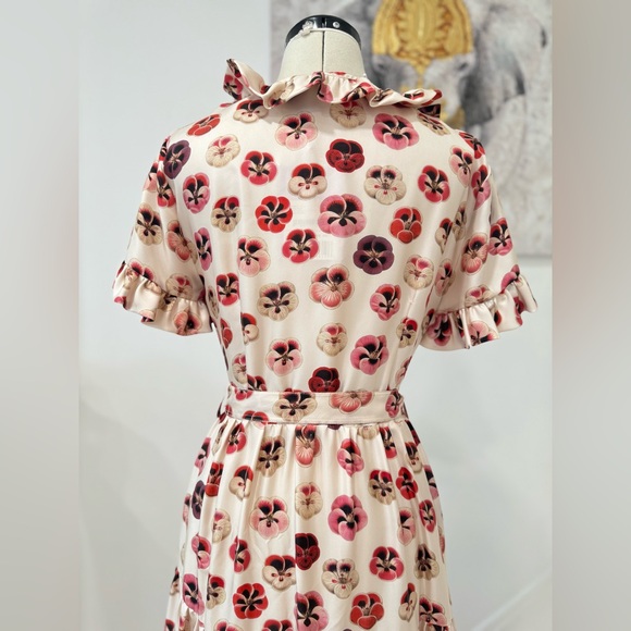 La Doublej Long And Sassy Midi Dress
Micro Pansy in Silk Twill - Picture 13 of 15